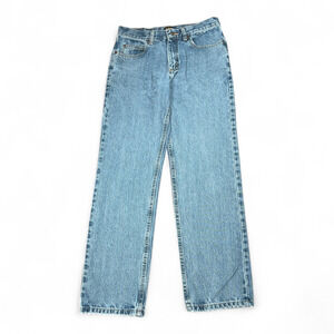 Vintage Lee Jeans Mens 30x30 Blue Medium Wash Relaxed Fit Straight Denim Y2K